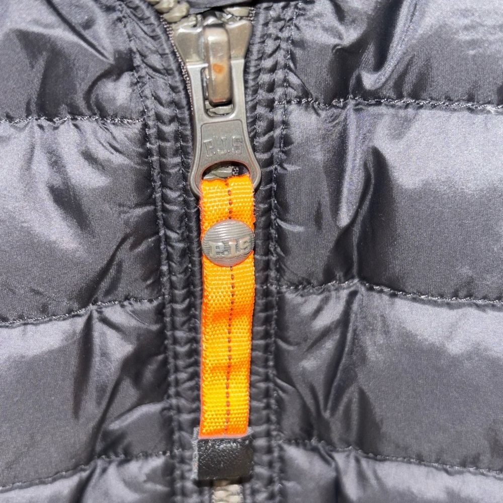 EUC Parajumpers Olivia Mixed Media Down-filled Fleece Jacket Black XS $385​​ - Picture 12 of 13